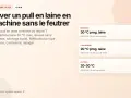 Comment laver pull en laine : programme laine 30°C max, lessive sans enzymes, séchage à plat pour mérinos, cachemire, alpaga.