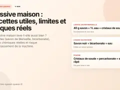 Recettes de lessive maison : savon de Marseille, bicarbonate, cristaux de soude. Découvrez comment faire votre adoucissant maison et les risques.