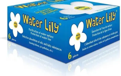 Boîte de 6 "Water Lily", des absorbants poreux pour purifier l'eau et protéger la ligne d'eau.